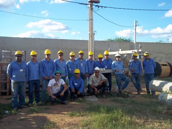 A EPCL – Itaberaba – UEN 06 realizou durante o mês de Julho o Curso de Formação de Montador de Rede de Distribuição
