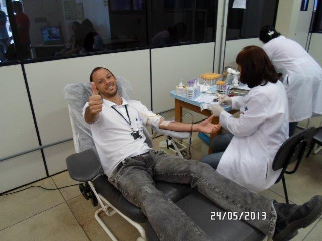 A SESMT realizou campanhas de doações de sangue.