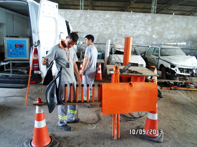 A EPCL/UEN 10, em parceria com a Empresa Fasc Serviço, realizou os Ensaios Elétricos.