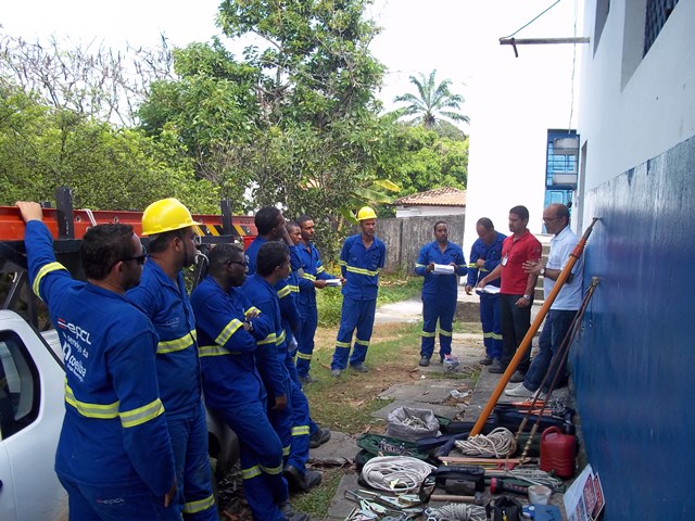 A EPCL/UEN 19 Santo Antônio de Jesus, realizou a Campanha 30 Minutos de Segurança.