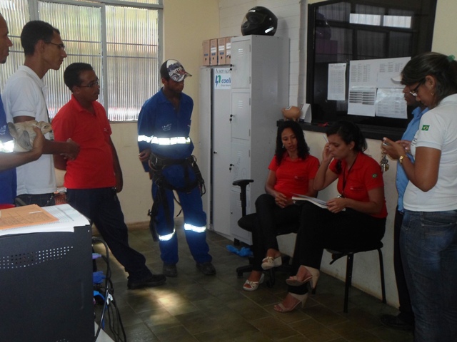 A EPCL/UEN 18 Valença, realizou reunião da CIPA.